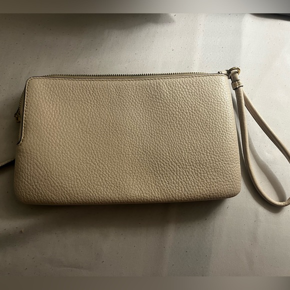 Coach. Wristlet. Brown/cream/gold - Picture 4 of 6